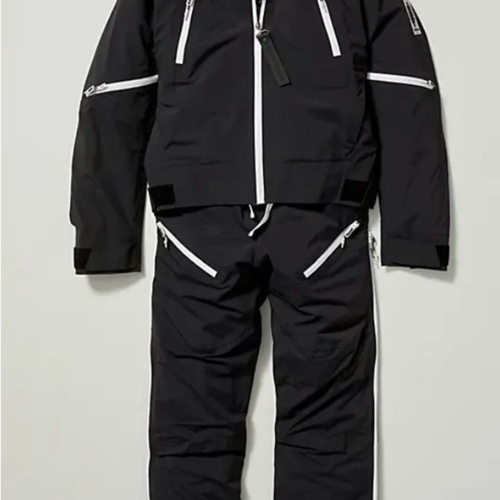 FP Movement by Free People Bliss Shell Black and White Ski Jacket